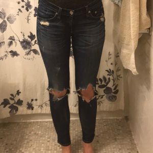 Rag and Bone distressed skinny jeans